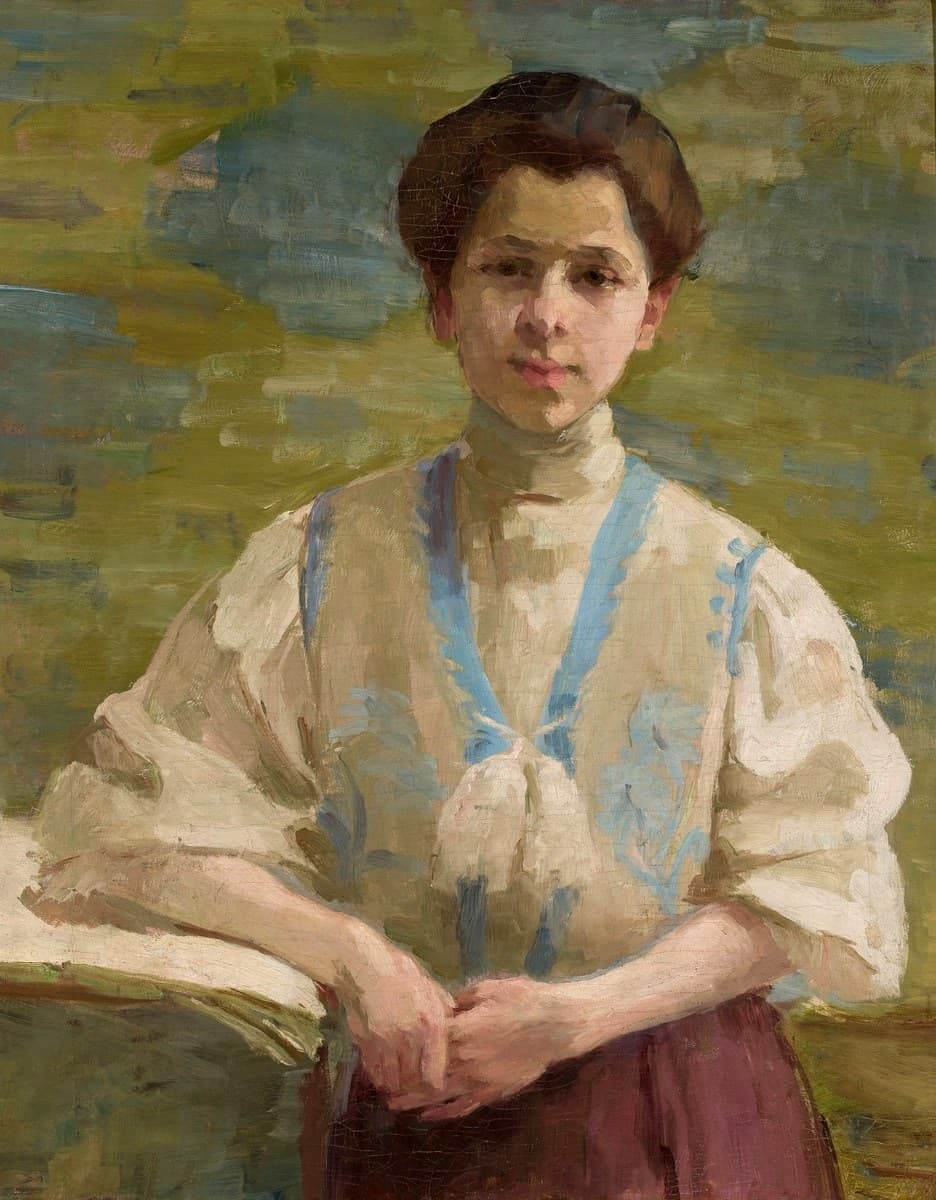 Olga Boznańska, Autoportret 1893, Muzeum Narodowe w Warszawie — polska post-impresjonistka międzynarodowo doceniona (Legia Honorowa 1912, Grand Prix Expo 1937), niedoceniana długo w Polsce